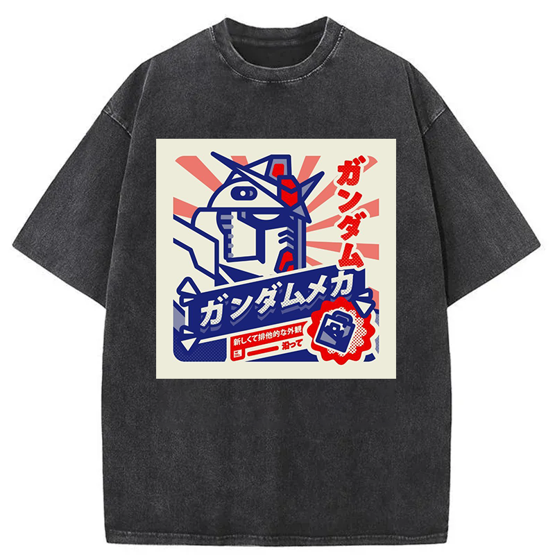 Robot warrior Washed T-Shirt