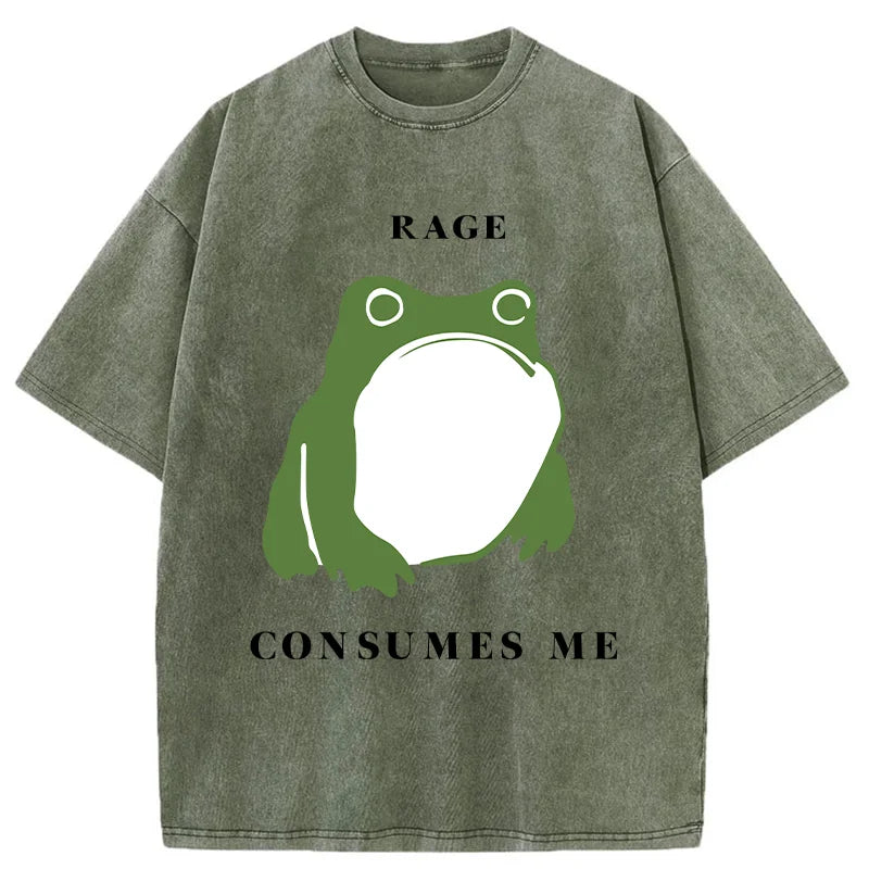 Rage Consumes Me Washed T-Shirt
