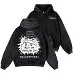 Gecko Vintage Washed Cotton Back Art Hoodie