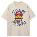 lt's-a-me Meowrio Washed T-Shirt