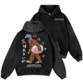Easter Bigfoot Vintage Washed Cotton Back Art Hoodie