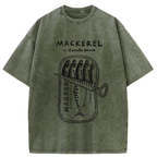 Sardine Fish In Tomato Sauce Washed T-Shirt