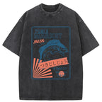Tsukiji Fish Market Tokyo Japan Washed T-Shirt