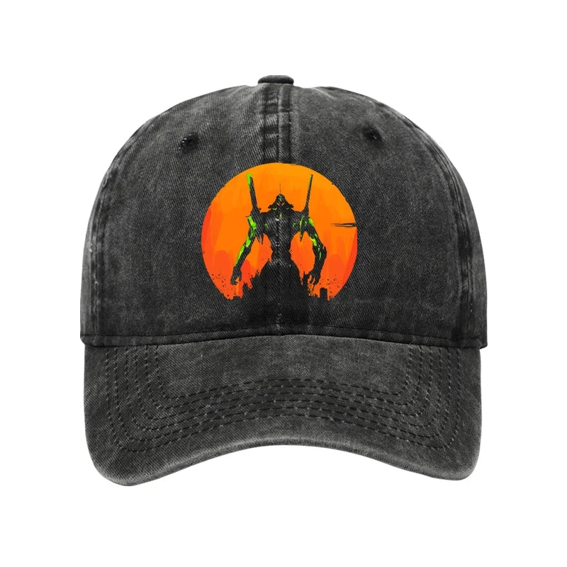 Robot Warrior Vintage Washed Cap