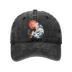 Spirit Cat Wave Japan Washed Cap