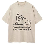 Cats Who Need Ibuprofen Washed T-Shirt