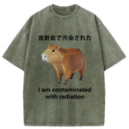 Capybara Contaminated By Radiation Washed T-Shirt