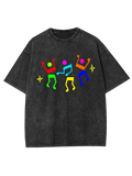Unisex Dance Till Collapse Printed Washed Tee