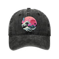 Japanese The Great Retro Wave Washed Cap