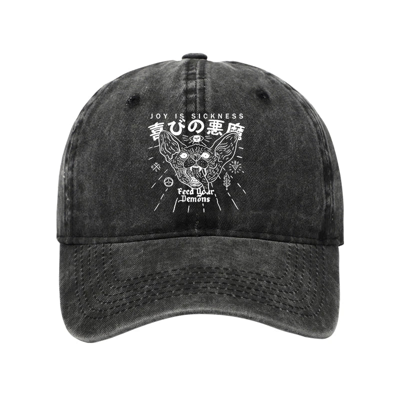 Joy Is Sickness Washed Cap