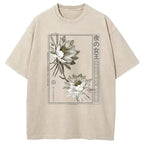 Japanese Epiphyllum Washed T-Shirt