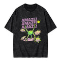 Unisex Amaze Printed Washed Tee