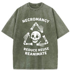 Unisex 3R Skull  Washed T-Shirt