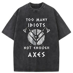 Unisex Viking Quotes Meme Washed T-Shirt