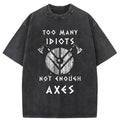 Unisex Viking Quotes Meme Washed T-Shirt
