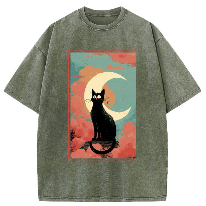 Unisex The Crescent Watcher Washed T-Shirt