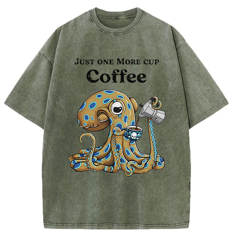 Unisex Poisoned Coffee Washed T-Shirt