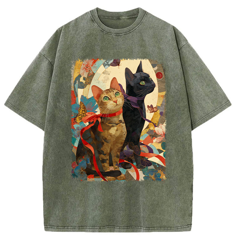 Unisex Ribbon Riot Washed T-Shirt