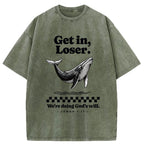 Unisex Follow God's Will Washed T-Shirt