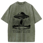 Unisex Please Take Me Away Washed T-Shirt