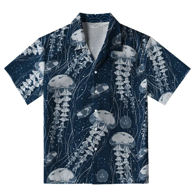Oceanic Jellyfish Aloha Hawaiian Shirt