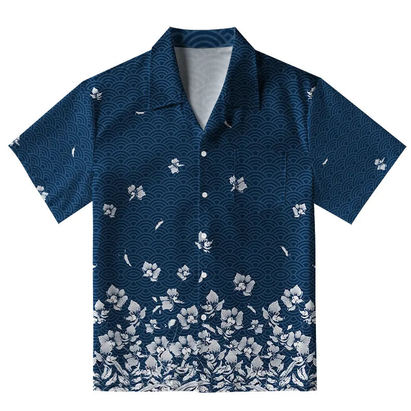 Falling Petals Aloha Hawaiian Shirt