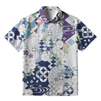 Floral And Umbrella Button-up Shirt