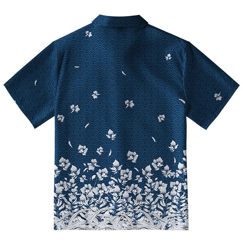Falling Petals Aloha Hawaiian Shirt