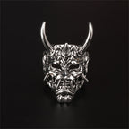 Oni Mask Retro Japanese Ring