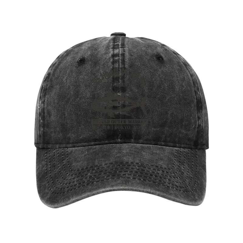 Sakana Tsukiji Fish Market Washed Cap