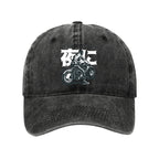 Motorcyclist Japanese Night Rider Washed Cap