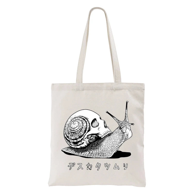 Death Snail Manga Tote Bag