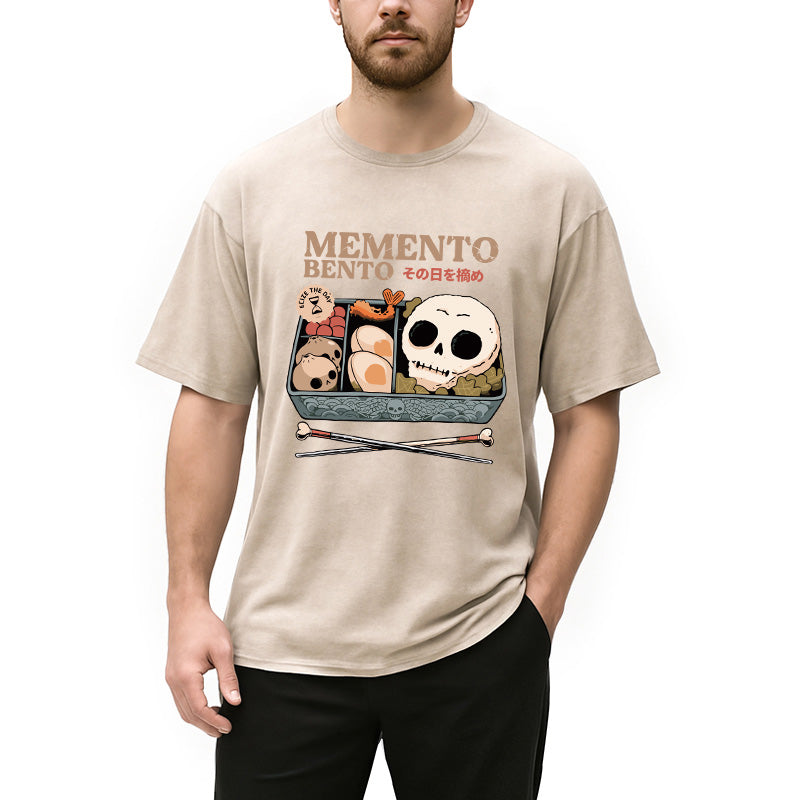 Memento Bento Skull Washed T-Shirt