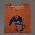Cawfee Crow Folded Washed T-shirt