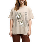 Japanese Epiphyllum Washed T-Shirt