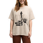 I'm With Her Washed T-Shirt