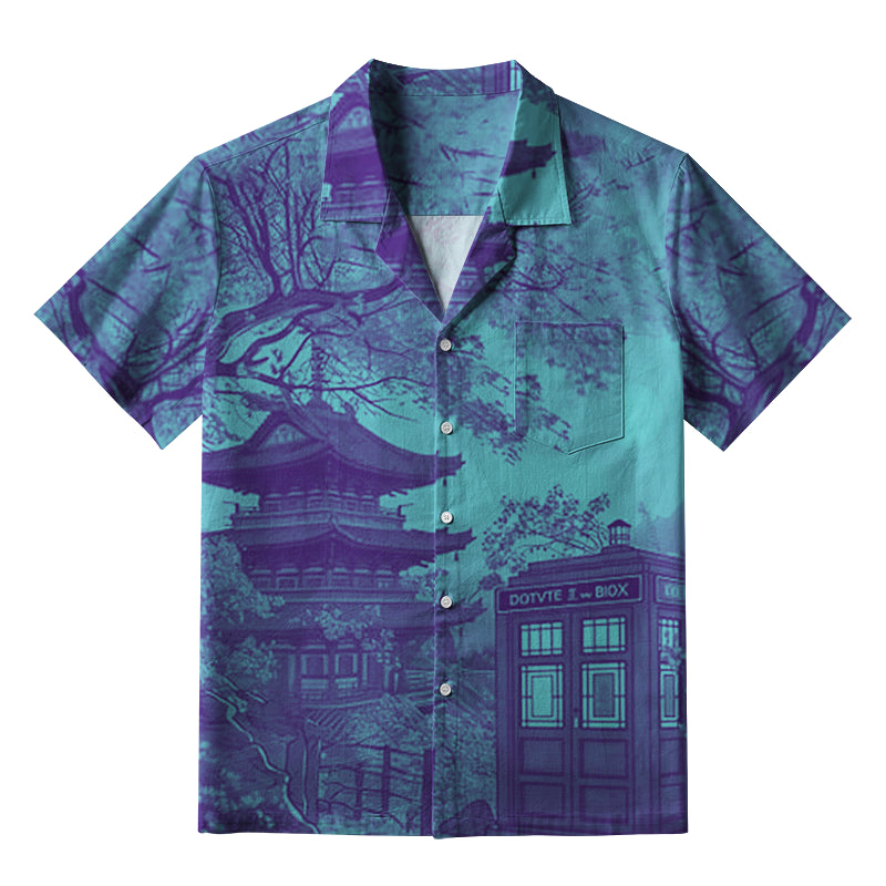 Mystic Tardis Aloha Hawaiian Shirt