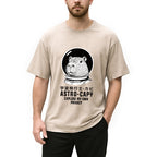 Astronaut Capybara Washed T-Shirt