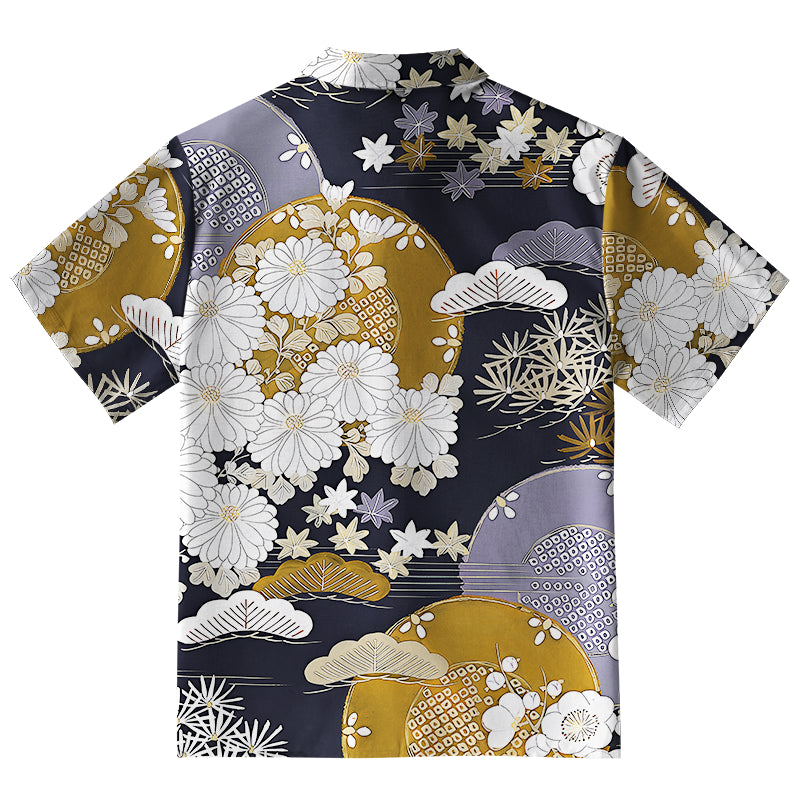 Japanese Floral Collection Aloha Hawaiian Shirt