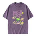 Unisex Amaze Printed Washed Tee