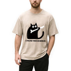 Cat Found This Humerus Washed T-Shirt