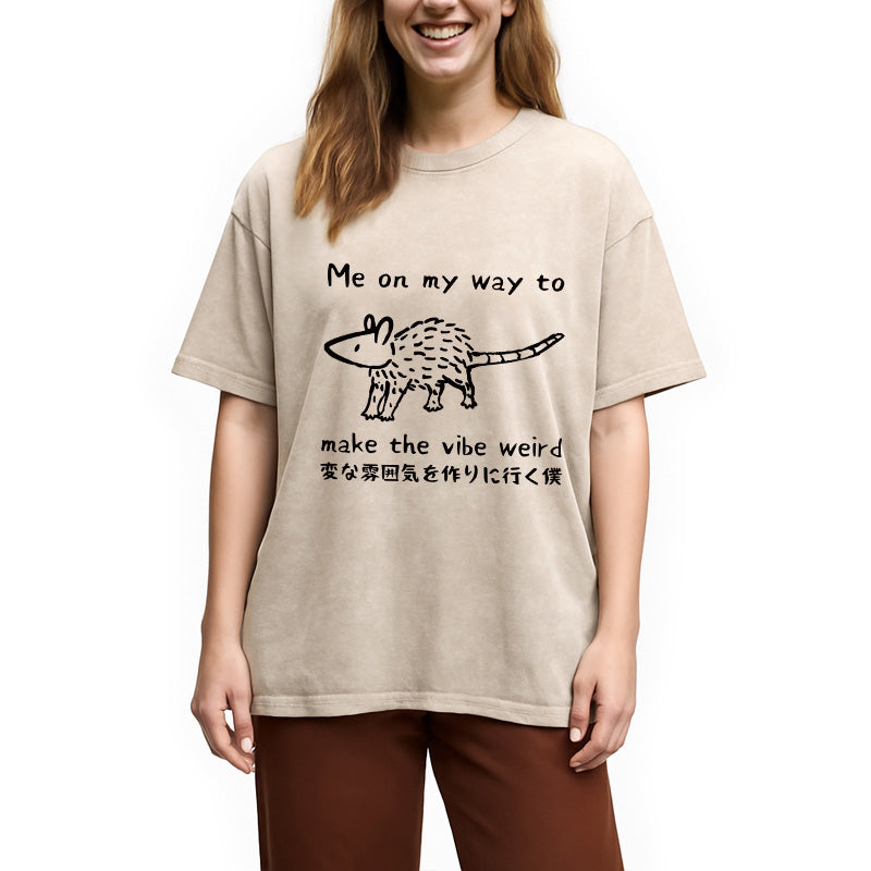 Making The Vibe Weird Washed T-Shirt