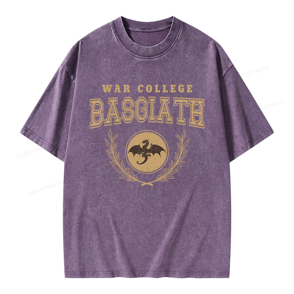 Basgiath War College Unisex Washed T-shirt