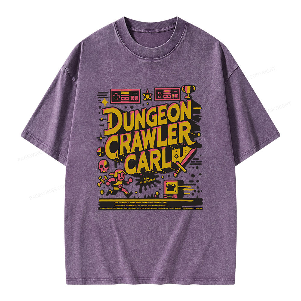 Book New Achievement Unisex Washed T-shirt
