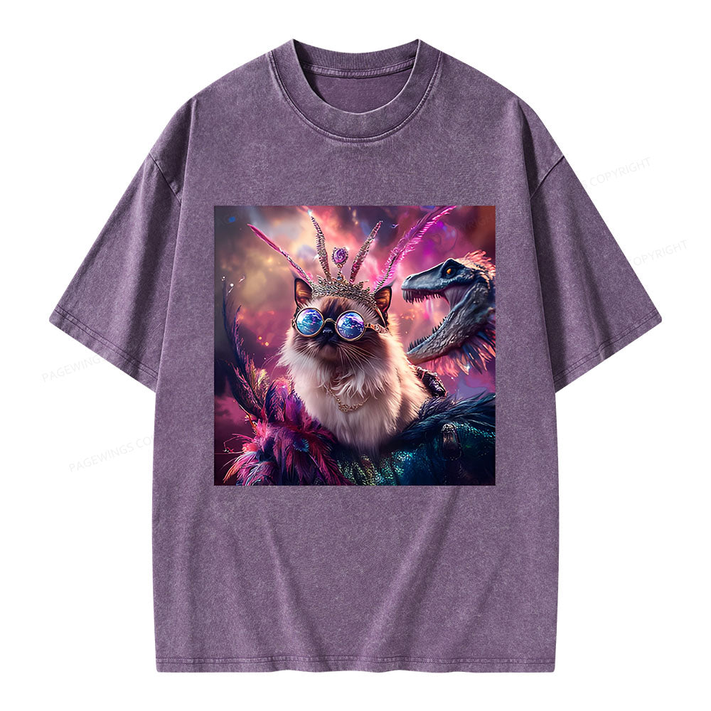 Princess Donut & Mongo Unisex Washed T-shirt
