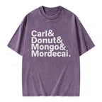Donut Mongo Mordecai Unisex Washed T-shirt
