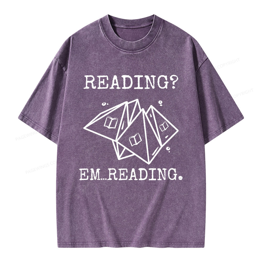 Reading Em...Reading Unisex Washed T-shirt