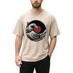 The Solitary Wanderer Cat Washed T-Shirt