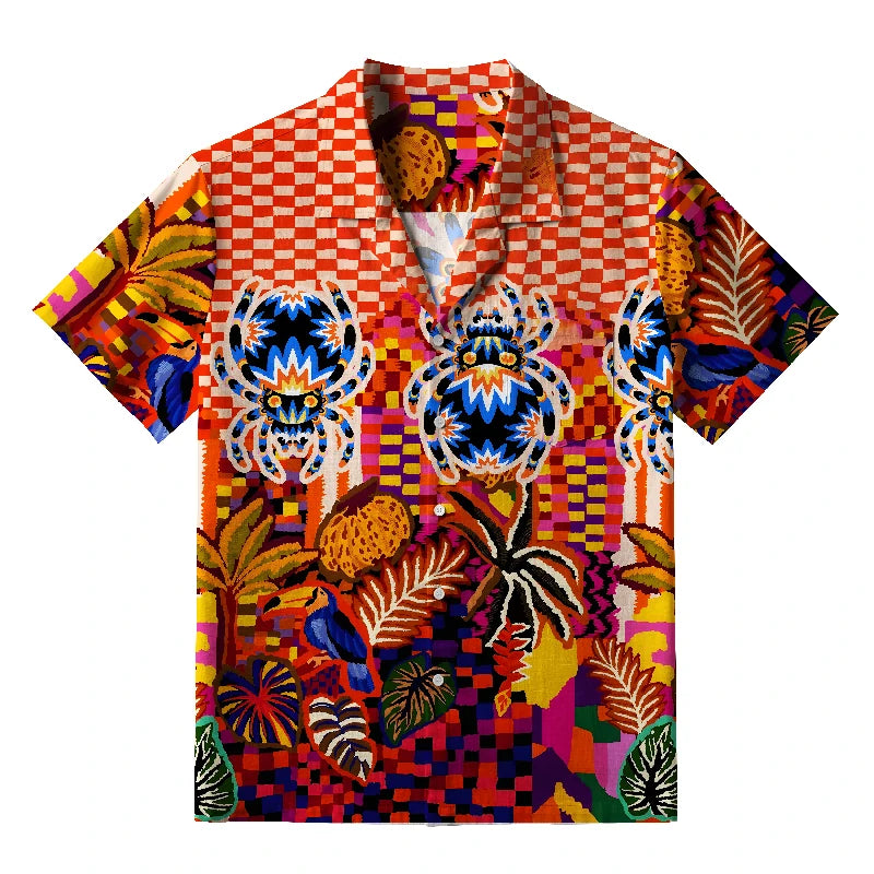 Spiders In The Rainforest Hawaiian Shirt