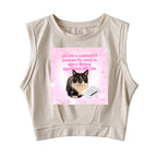 Are You a Contractor Sleeveless Crop Top